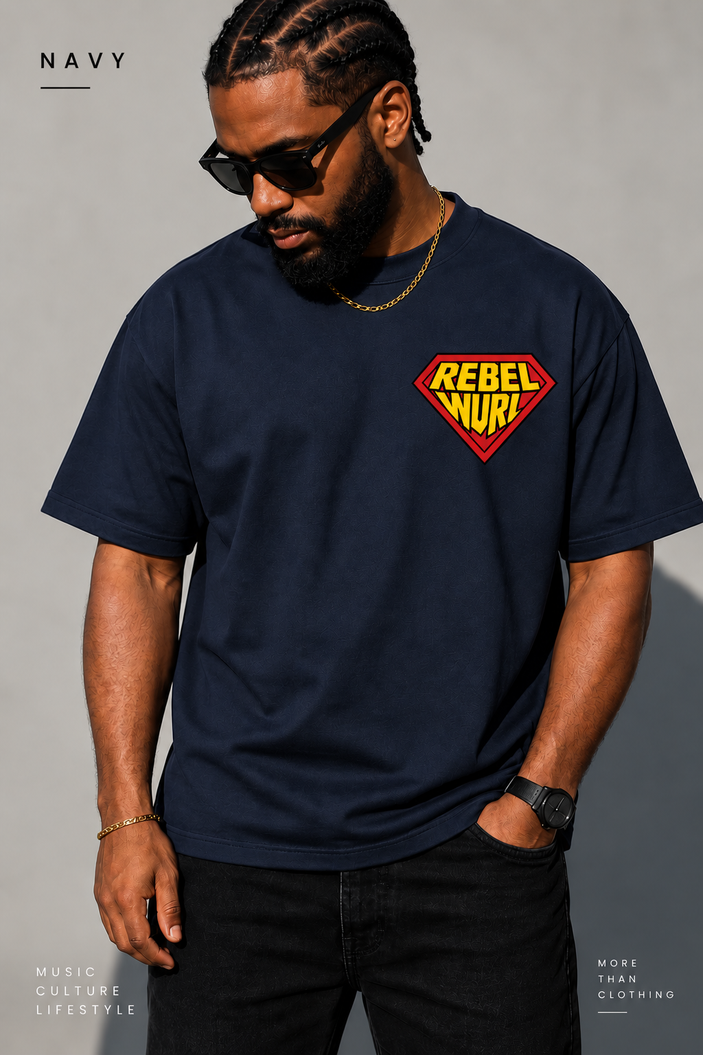 REBEL WURL™ Heavyweight Fitted Tee | 260 GSM 100% Cotton